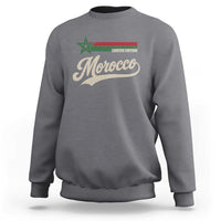 Morocco Sweatshirt Limited Edition Vintage Moroccan Pride Retro