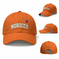Morocco Moroccan Flag Vintage Pride Baseball Cap