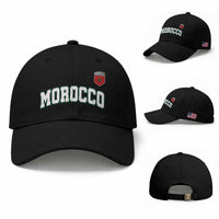 Morocco Moroccan Flag Vintage Pride Baseball Cap