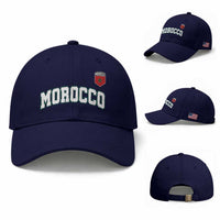 Morocco Moroccan Flag Vintage Pride Baseball Cap