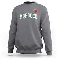 Morocco Moroccan Flag Vintage Pride Sweatshirt