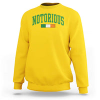 Vintage Irish Flag Notorious Sweatshirt Boxing Fans