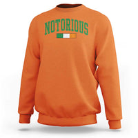 Vintage Irish Flag Notorious Sweatshirt Boxing Fans