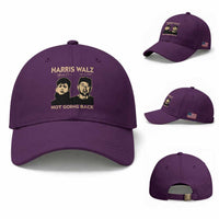 Harris Walz Baseball Cap Retro We Are Not Going Back