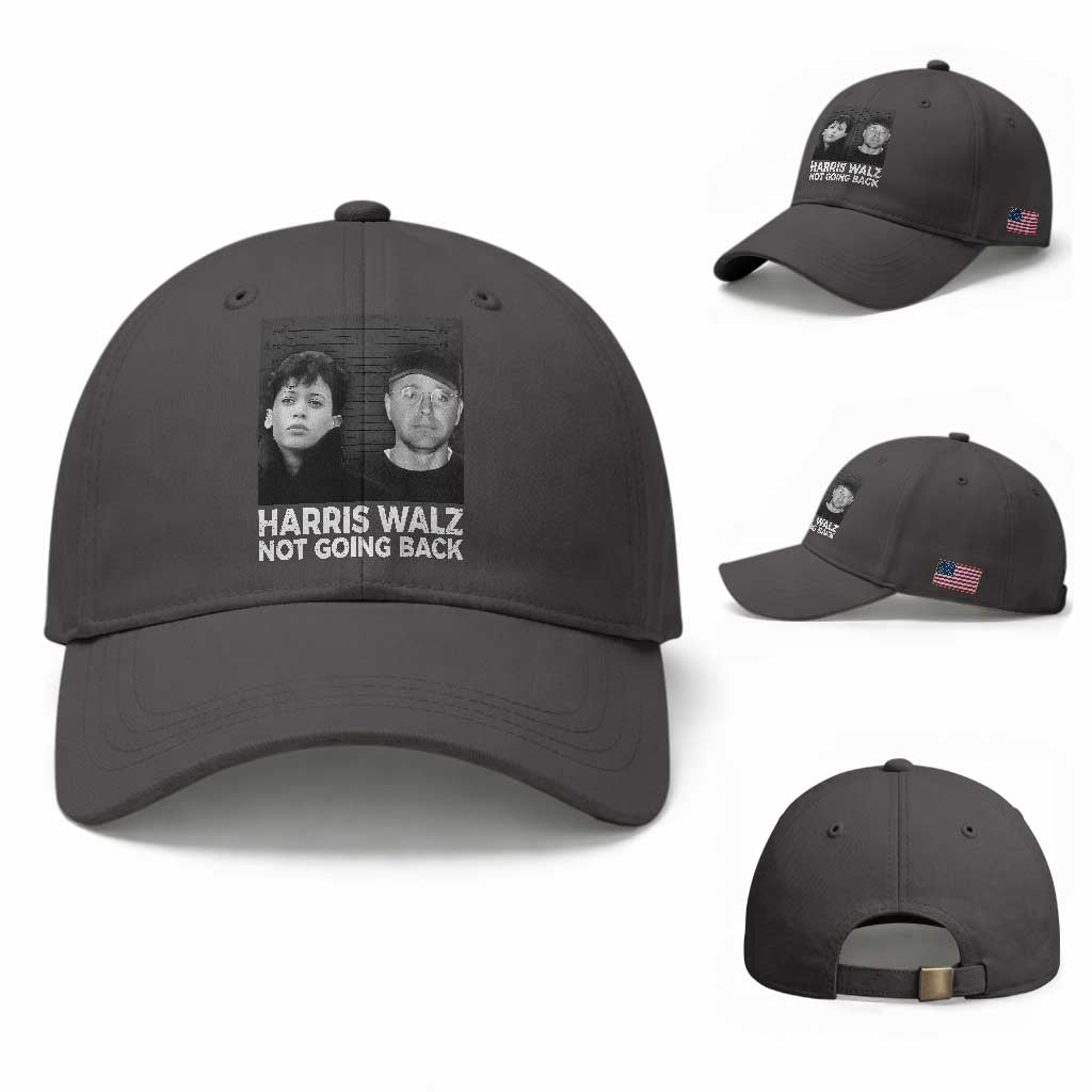 Harris Walz Baseball Cap Vintage We Are Not Going Back