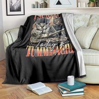 Tummy Ache Survivor Cat Meme Throw Blanket Funny Saying Cats Bootleg - Wonder Print Shop