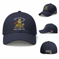Silly Goose Baseball Cap Sorry Im Late I Was Dilly Dallying