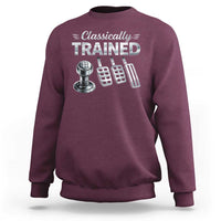 Classically Trained Sweatshirt Dimmer Manual Transmission Car Humor Pedals Driving