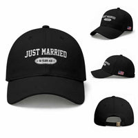 Just Married 50 Years Ago Baseball Cap 50th Wedding Anniversary Matching