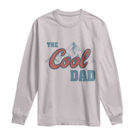 Light gray long-sleeve T-shirt with “The Cool Dad” graphic on the chest