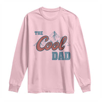 Light pink long-sleeve T-shirt with “The Cool Dad” graphic on the chest