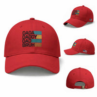 Dada Daddy Dad Bruh Baseball Cap Funny Fathers Day Bruh