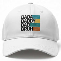Dada Daddy Dad Bruh Baseball Cap Funny Fathers Day Bruh