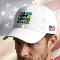 Dada Daddy Dad Bruh Baseball Cap Funny Fathers Day Bruh