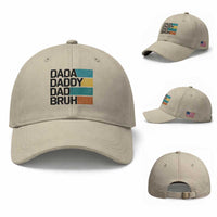 Dada Daddy Dad Bruh Baseball Cap Funny Fathers Day Bruh