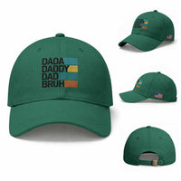 Dada Daddy Dad Bruh Baseball Cap Funny Fathers Day Bruh