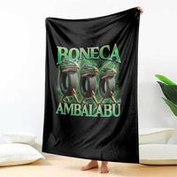 Boneca Ambalabu Frog Throw Blanket Funny Internet Brainrot Memes Gen Alpha - Wonder Print Shop