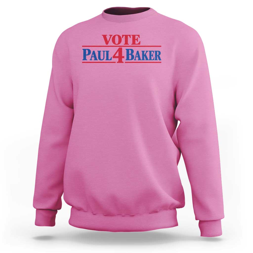 Paul Baker Support Sweatshirt Retro Patriotic
