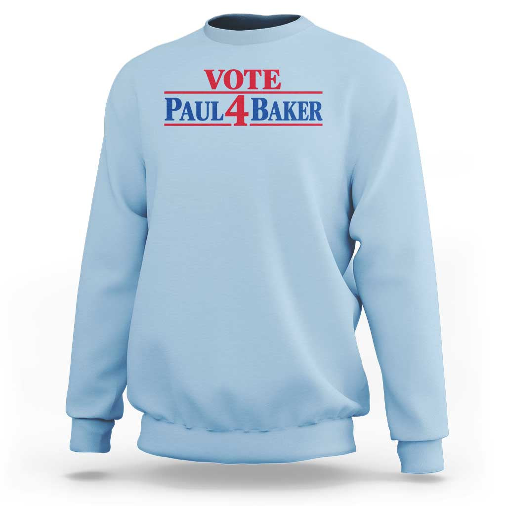 Paul Baker Support Sweatshirt Retro Patriotic