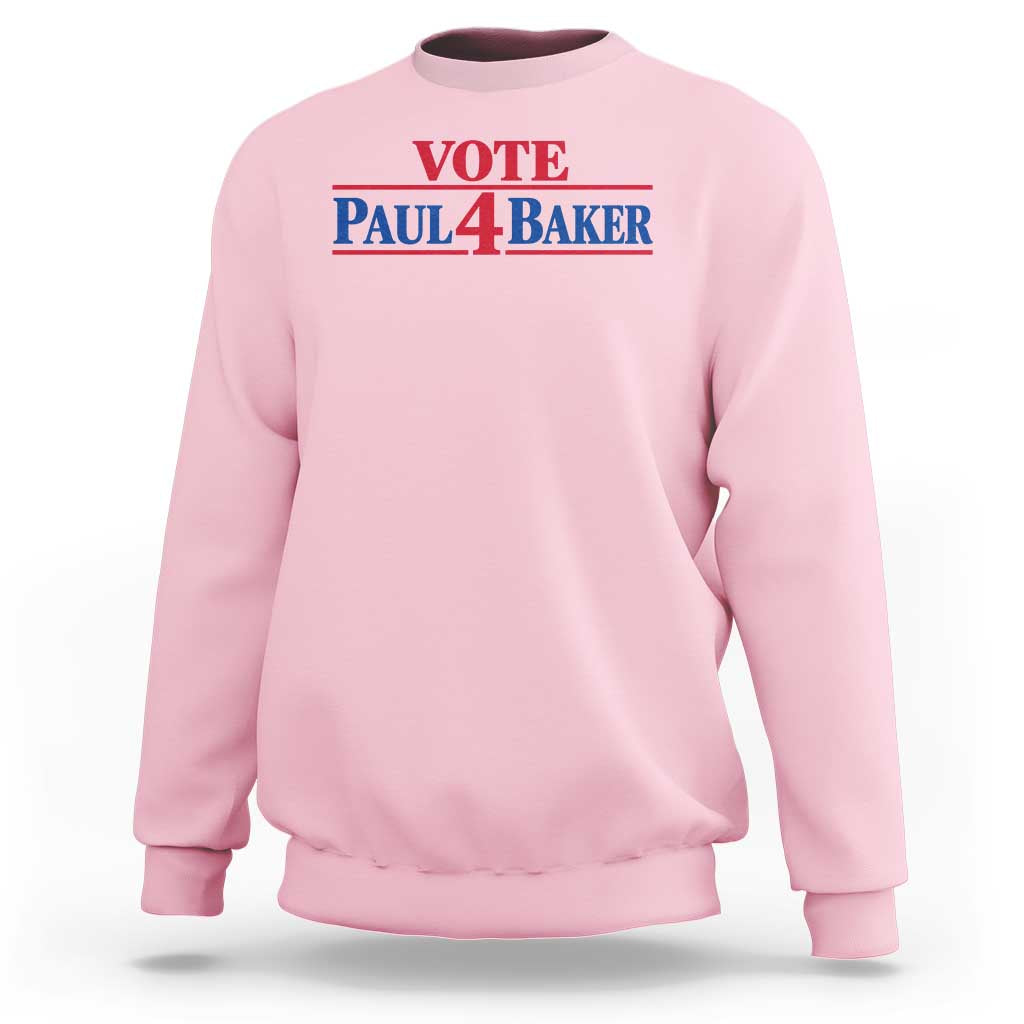 Paul Baker Support Sweatshirt Retro Patriotic
