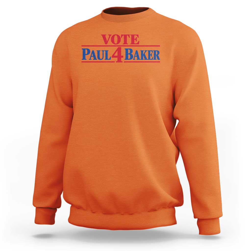 Paul Baker Support Sweatshirt Retro Patriotic