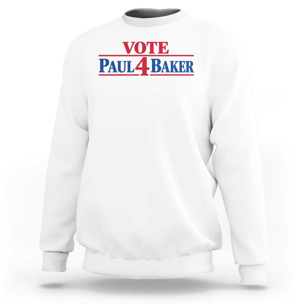 Paul Baker Support Sweatshirt Retro Patriotic