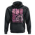 Breast Cancer Awareness Hoodie I Wear Pink For My Mom Boho Floral Pink Ribbon