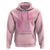 Breast Cancer Awareness Hoodie I Wear Pink For My Mom Boho Floral Pink Ribbon