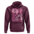 Breast Cancer Awareness Hoodie I Wear Pink For My Mom Boho Floral Pink Ribbon