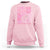 Breast Cancer Awareness Sweatshirt I Wear Pink For My Mom Boho Floral Pink Ribbon - Wonder Print Shop