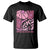 Breast Cancer Awareness T Shirt I Wear Pink For My Mom Boho Floral Pink Ribbon - Wonder Print Shop