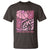 Breast Cancer Awareness T Shirt I Wear Pink For My Mom Boho Floral Pink Ribbon - Wonder Print Shop