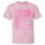 Breast Cancer Awareness T Shirt I Wear Pink For My Mom Boho Floral Pink Ribbon - Wonder Print Shop