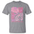 Breast Cancer Awareness T Shirt I Wear Pink For My Mom Boho Floral Pink Ribbon - Wonder Print Shop