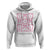 Breast Cancer Awareness Month Hoodie In October We Wear Pink Coquette Bow Boho Floral Gift For Mom