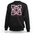 Breast Cancer Awareness Month Sweatshirt In October We Wear Pink Coquette Bow Boho Floral Gift For Mom - Wonder Print Shop