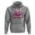 Tackle Football Breast Cancer Awareness Hoodie Pink Ribbon Boys Kid