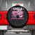 Tackle Football Breast Cancer Awareness Spare Tire Cover Pink Ribbon Boys Kid