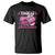 Tackle Football Breast Cancer Awareness T Shirt Pink Ribbon Boys Kid - Wonder Print Shop