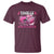 Tackle Football Breast Cancer Awareness T Shirt Pink Ribbon Boys Kid - Wonder Print Shop