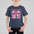 Football Pink Out Breast Cancer Awareness T Shirt For Kid Coquette Football - Wonder Print Shop