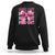 Football Pink Out Breast Cancer Awareness Sweatshirt Coquette Football - Wonder Print Shop