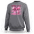 Football Pink Out Breast Cancer Awareness Sweatshirt Coquette Football - Wonder Print Shop