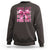 Football Pink Out Breast Cancer Awareness Sweatshirt Coquette Football - Wonder Print Shop