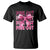 Football Pink Out Breast Cancer Awareness T Shirt Coquette Football - Wonder Print Shop