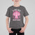 Tackle Football Breast Cancer Awareness T Shirt For Kid Pink Out Ribbon - Wonder Print Shop