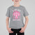 Tackle Football Breast Cancer Awareness T Shirt For Kid Pink Out Ribbon - Wonder Print Shop