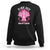 Tackle Football Breast Cancer Awareness Sweatshirt Pink Out Ribbon - Wonder Print Shop