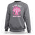 Tackle Football Breast Cancer Awareness Sweatshirt Pink Out Ribbon - Wonder Print Shop