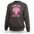 Tackle Football Breast Cancer Awareness Sweatshirt Pink Out Ribbon - Wonder Print Shop